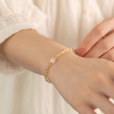 Bracelet Citrine et Jade Vert pour une déco de bureau inspirante - Biloria