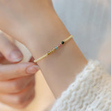 Bracelet Citrine et Tourmaline Abondance Arc-en-Ciel - Biloria
