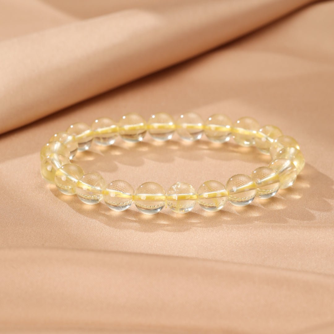 Bracelet Citrine Naturelle Brésilienne – Éclat Lumineux - Biloria