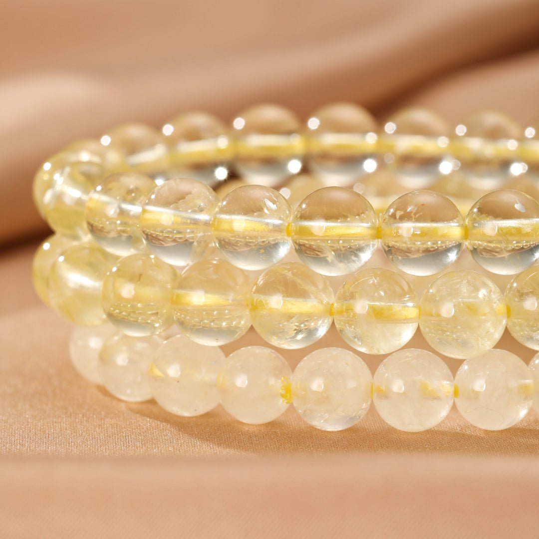 Bracelet Citrine Naturelle Brésilienne – Éclat Lumineux - Biloria