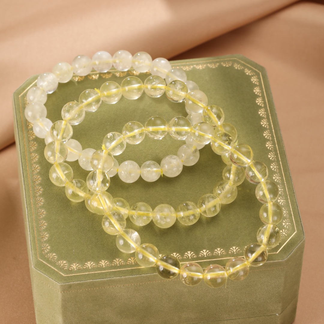 Bracelet Citrine Naturelle Brésilienne – Éclat Lumineux - Biloria