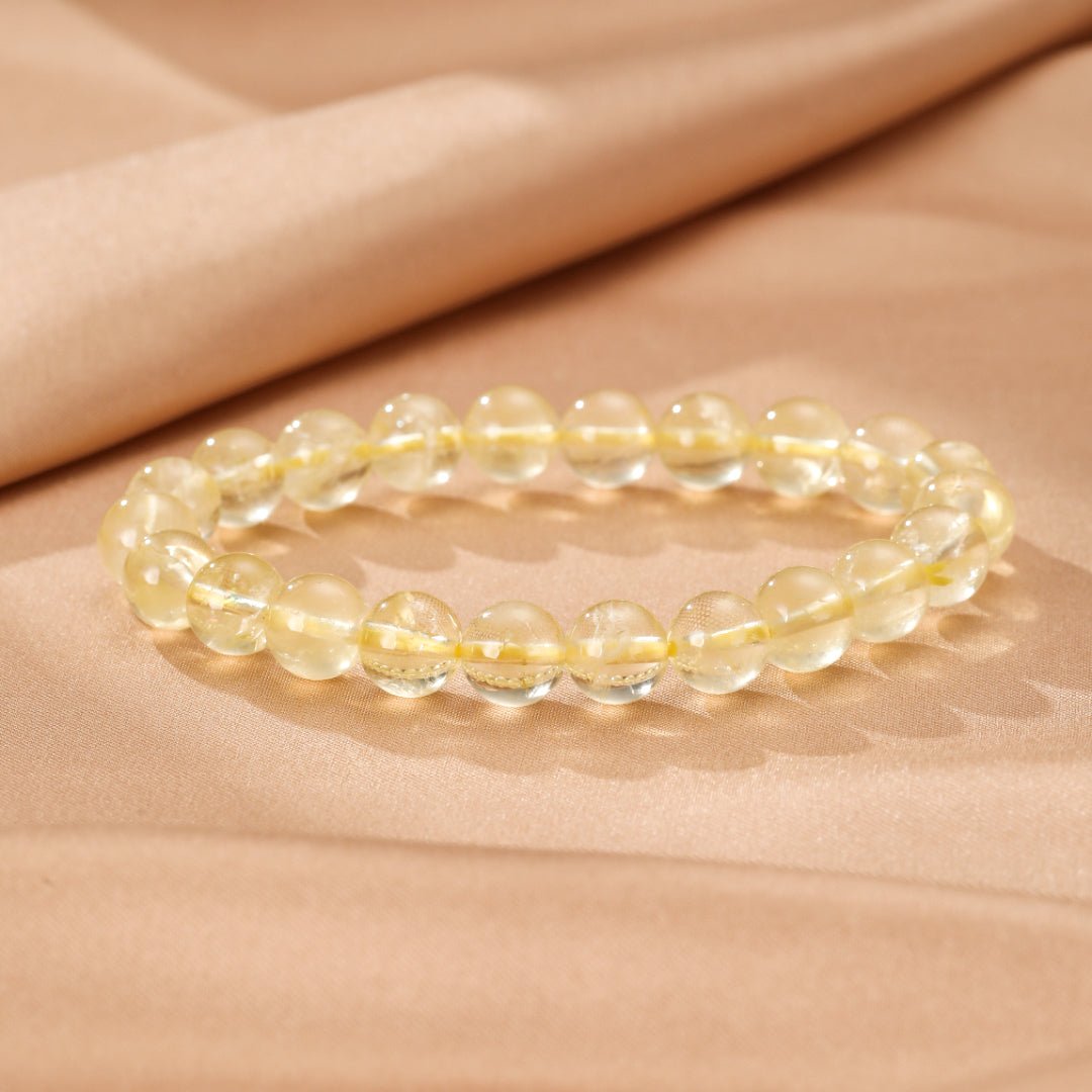 Bracelet Citrine Naturelle Brésilienne – Éclat Lumineux - Biloria
