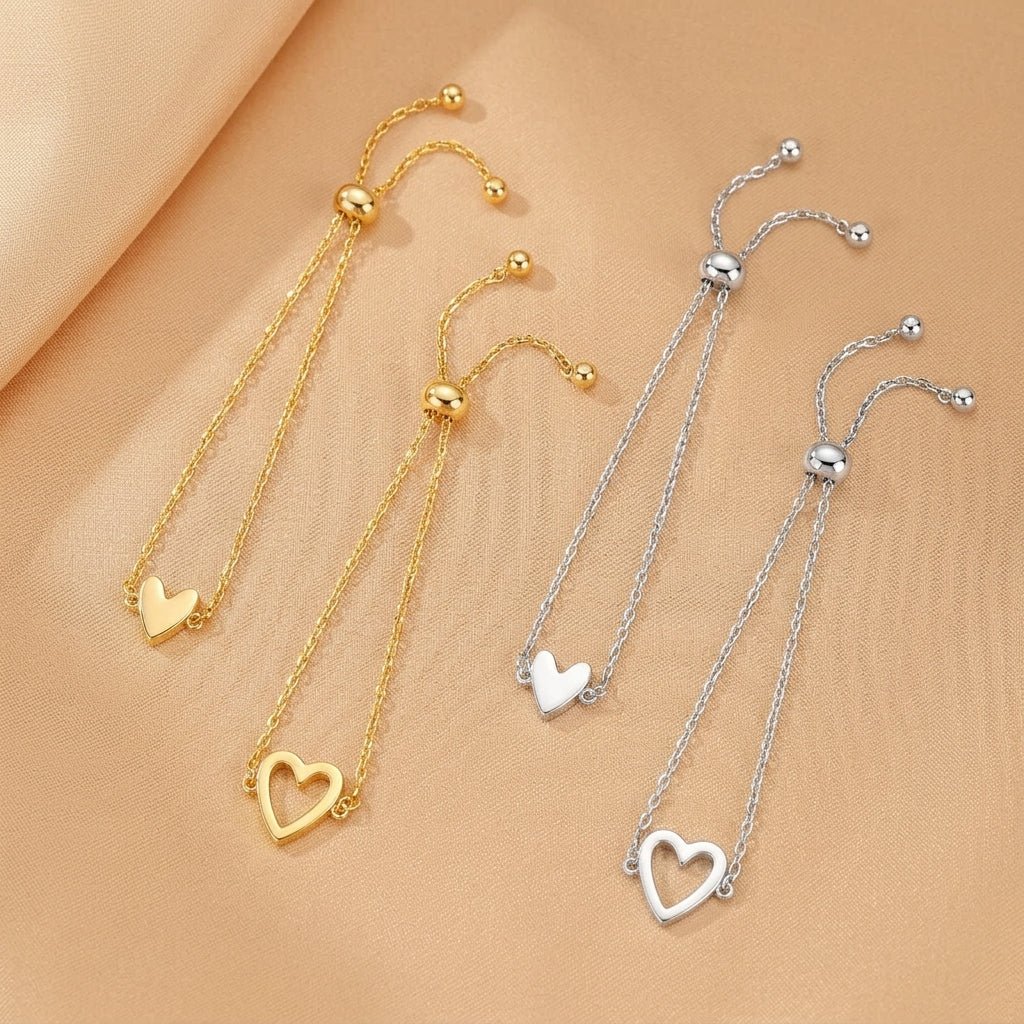 Bracelet Cœur Duo : Amour et Complicité Mère-Enfant - Biloria
