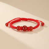 Bracelet couple Agate et Obsidienne – Union et protection - Biloria