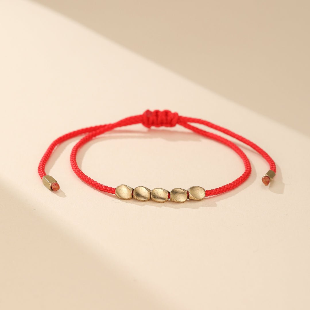 Bracelet Couple Flot Fil Rouge – Lien Invisible Feng Shui - Biloria