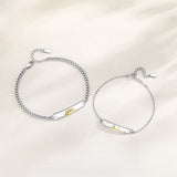 Bracelet Couple Lune et Soleil Argent 925 – Feng Shui - Biloria