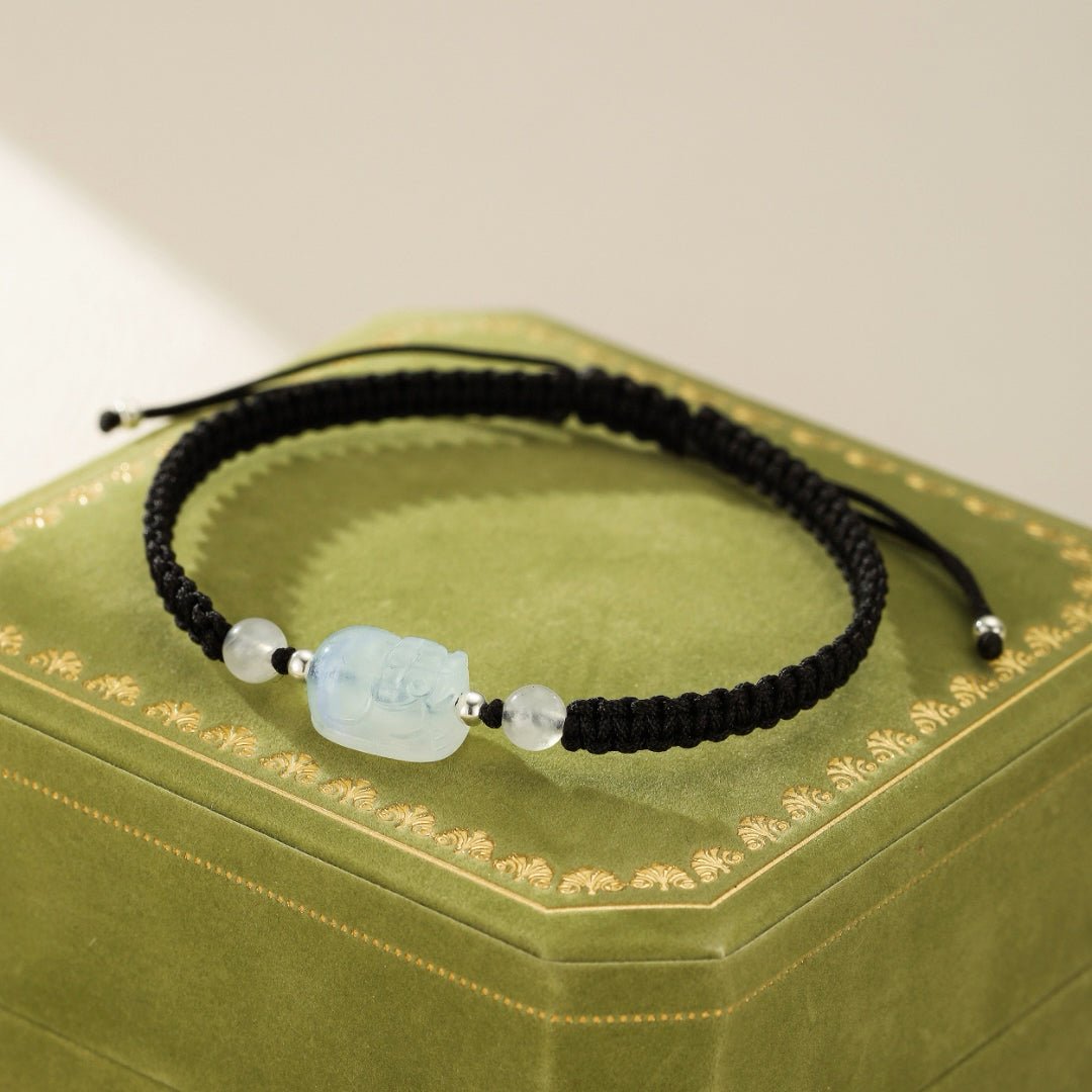 Bracelet Couple Pierre de Lune Labradorite Prospérité Argent - Biloria