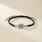 Bracelet Couple Pierre de Lune Labradorite Prospérité Argent - Biloria