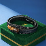 Bracelet Cuir Homme Pierre Naturelle Force Intérieure - Biloria