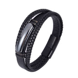 Bracelet Cuir Homme Pierre Naturelle Force Intérieure - Biloria