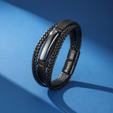 Bracelet Cuir Homme Pierre Naturelle Force Intérieure - Biloria