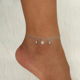 Bracelet de Cheville Coquillage Argent 925 – Bijou Marin - Biloria