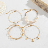 Bracelet de Cheville Coquillage – Caresse de l'Atlantide - Biloria