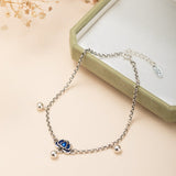 Bracelet de Cheville Lotus avec Clochette – Bijou Argent 925 - Biloria
