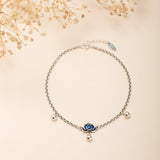 Bracelet de Cheville Lotus avec Clochette – Bijou Argent 925 - Biloria