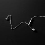 Bracelet de Cheville Septentrion en Argent 925 avec Zircons - Biloria