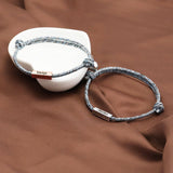 Bracelet de Couple Personnalisé Prénom – Lien Éternel - Biloria