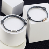 Bracelet de Couple Personnalisé Prénom – Lien Éternel - Biloria