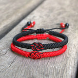 Bracelet Dragon Fil Rouge pour Bureau – Talisman Protection Chance - Biloria
