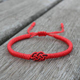 Bracelet Dragon Fil Rouge pour Bureau – Talisman Protection Chance - Biloria