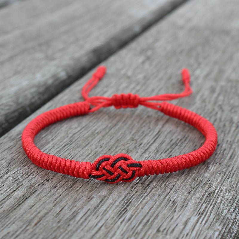Bracelet Dragon Fil Rouge pour Bureau – Talisman Protection Chance - Biloria