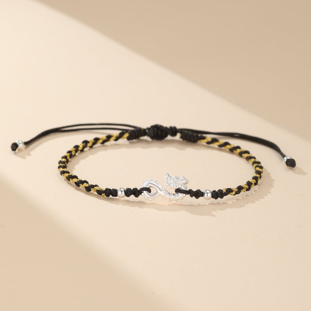 Bracelet Duo Dragon Argent 999 – Passion et Protection - Biloria
