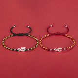 Bracelet Duo Dragon Argent 999 – Passion et Protection - Biloria