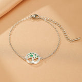 Bracelet Émeraude Arbre de Vie – Harmonie au Quotidien - Biloria