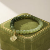 Bracelet en Jade et Citrine pour attirer l'abondance - Biloria