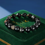 Bracelet en Obsidienne pour Homme – Protection et Force Intérieure - Biloria