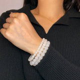 Bracelet en Pierre de Jade Blanc pour la Sérénité au Quotidien - Biloria
