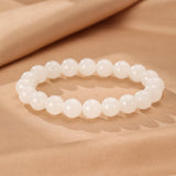 Bracelet en Pierre de Jade Blanc pour la Sérénité au Quotidien - Biloria