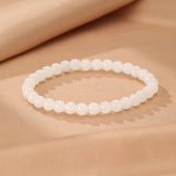 Bracelet en Pierre de Jade Blanc pour la Sérénité au Quotidien - Biloria