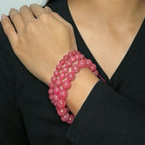 Bracelet en Rhodonite – Douceur Émotionnelle et Apaisement - Biloria