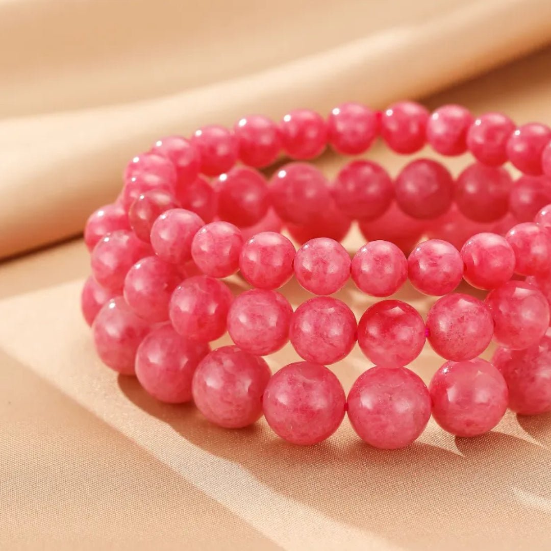 Bracelet en Rhodonite – Douceur Émotionnelle et Apaisement - Biloria