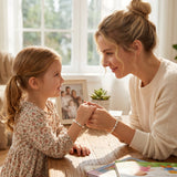 Bracelet Enfant Maman Perle Péridot Topaze Améthyste - Biloria