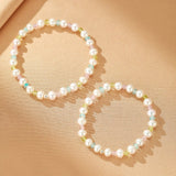 Bracelet Enfant Maman Perle Péridot Topaze Améthyste - Biloria