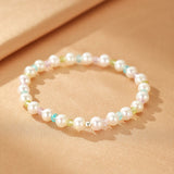 Bracelet Enfant Maman Perle Péridot Topaze Améthyste - Biloria