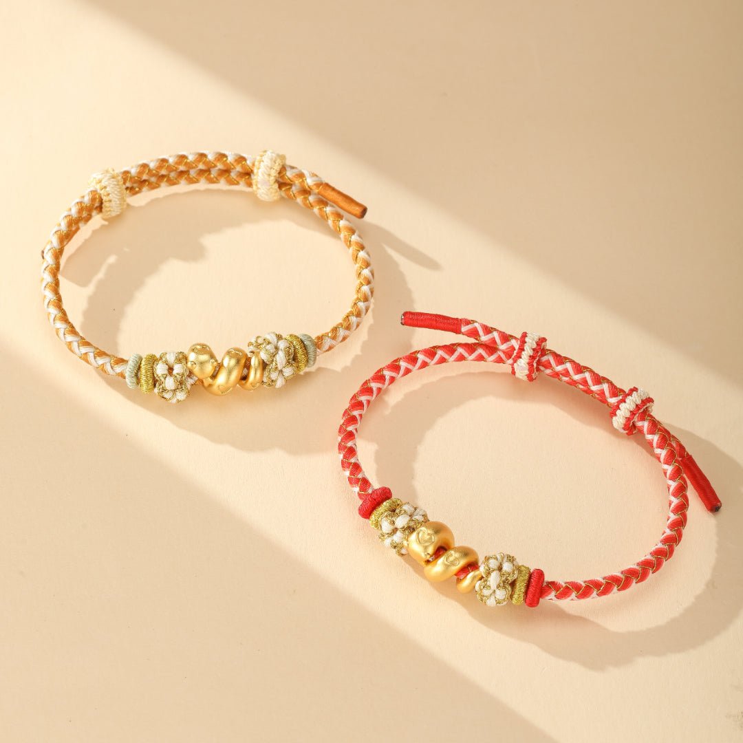 Bracelet Fil Rouge Argent 999 – Protection et Élégance - Biloria