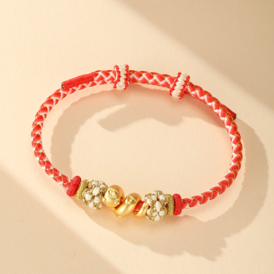 Bracelet Fil Rouge Argent 999 – Protection et Élégance - Biloria