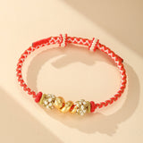 Bracelet Fil Rouge Argent 999 – Protection et Élégance - Biloria
