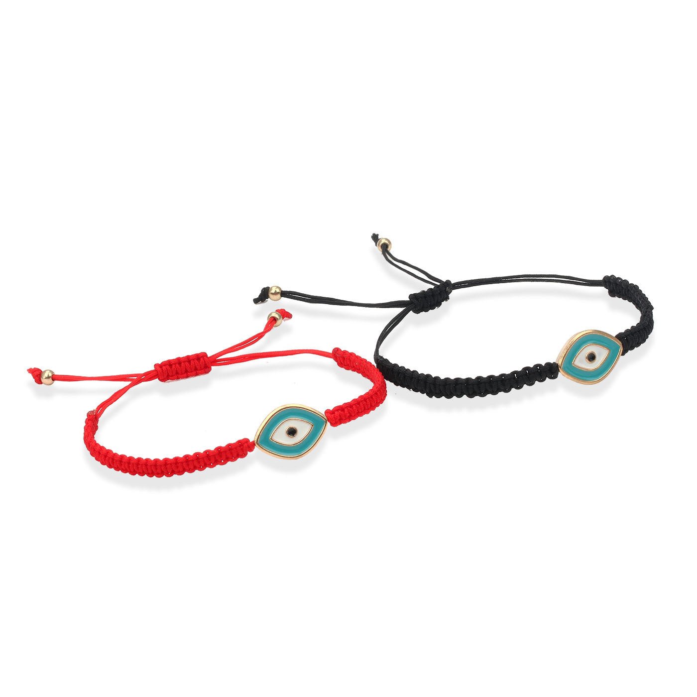 Bracelet Fil Rouge avec Mauvais Œil Protecteur - Biloria
