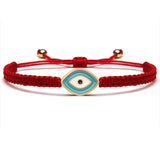 Bracelet Fil Rouge avec Mauvais Œil Protecteur - Biloria