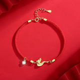Bracelet Fil Rouge Dragon – Force et Protection - Biloria