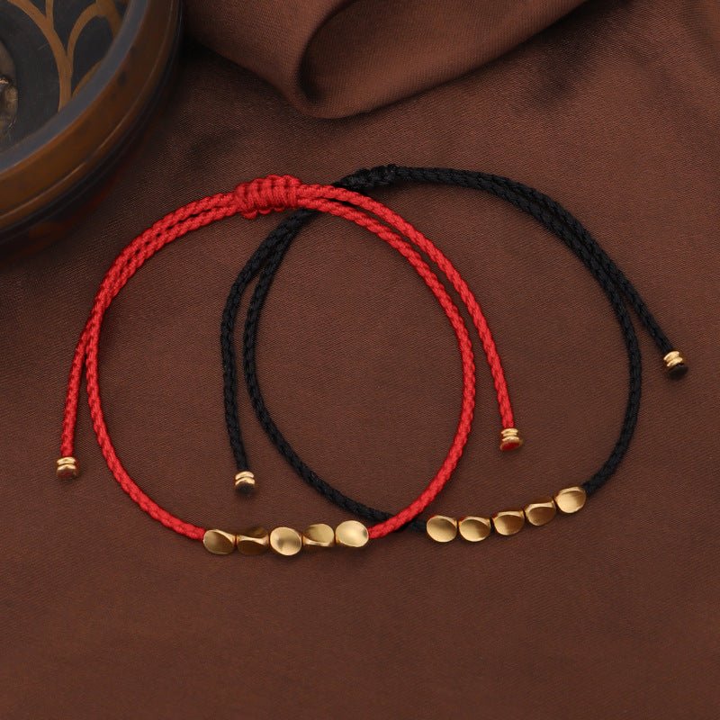Bracelet Fil Rouge Protection Chance – Bijou Lumière Cuivre - Biloria