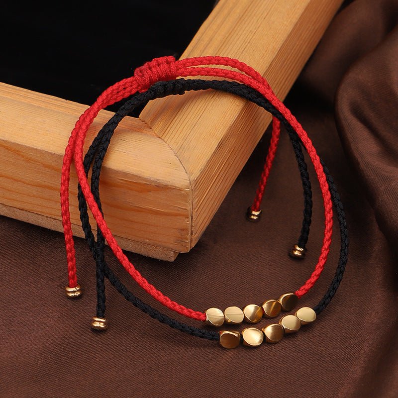 Bracelet Fil Rouge Protection Chance – Bijou Lumière Cuivre - Biloria