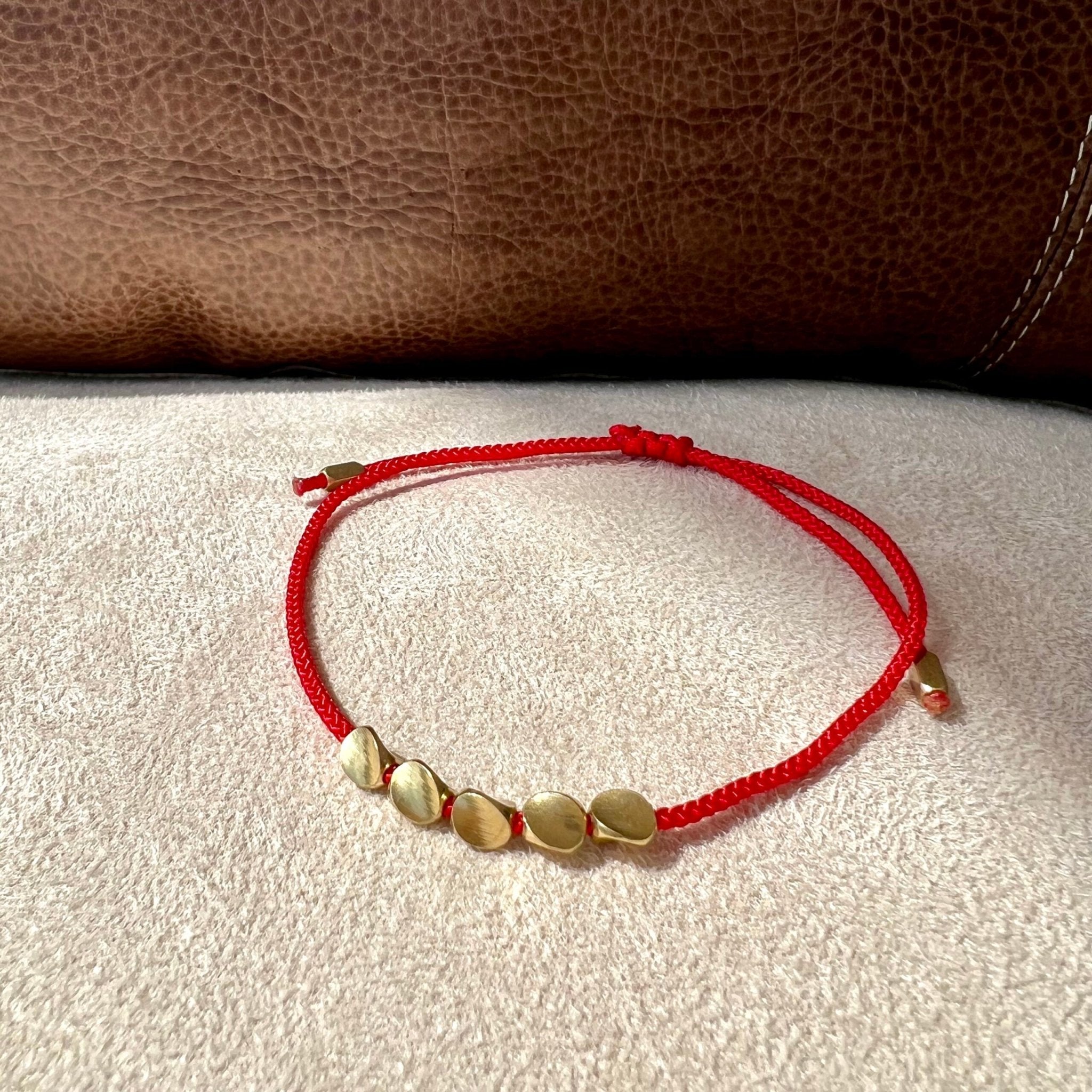 Bracelet Fil Rouge Protection Chance – Bijou Lumière Cuivre - Biloria