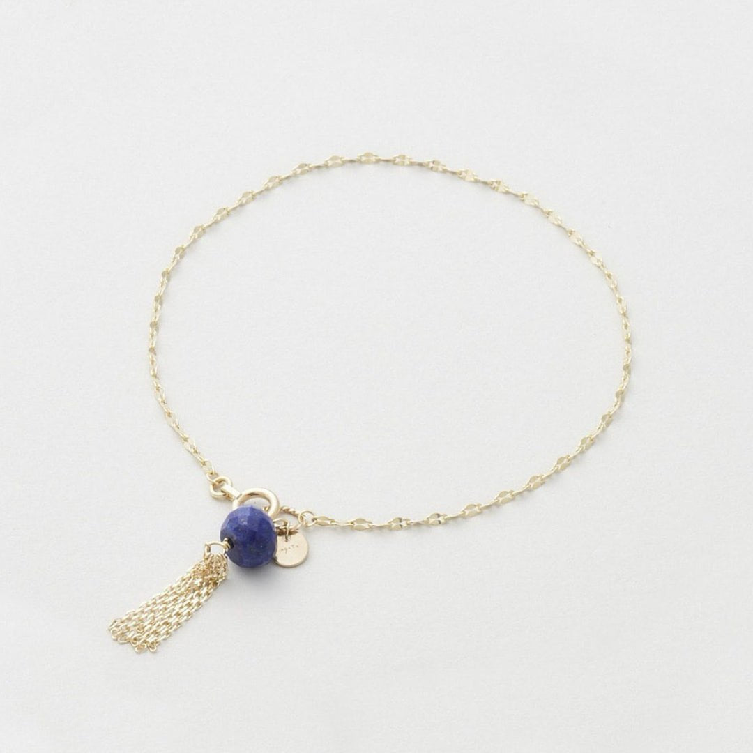 Bracelet Fin Pierre Naturelle Amazonite Lapis Lazuli Péridot - Biloria