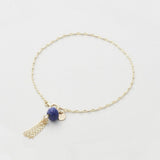 Bracelet Fin Pierre Naturelle Amazonite Lapis Lazuli Péridot - Biloria