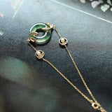 Bracelet Jade Carpe Koï Plaqué Or – Abondance et Prospérité - Biloria